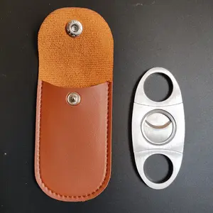 Round Head Cigar Cutter, Scissors Tool Set, Cigar Knife, Essential Smoking Accessories, Durable & Precise Design, Perfect for Enthusiasts