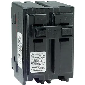 Schneider Electric Usa HOM250C 2 in. 50 A, 2-Pole Homeline Plug-On Circuit Breaker