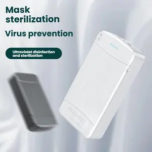 Portable UV Phone Sanitizer Box, Multi-Functional USB UV-C Disinfector for Smartphones, Keys, Masks, Home & Travel Use