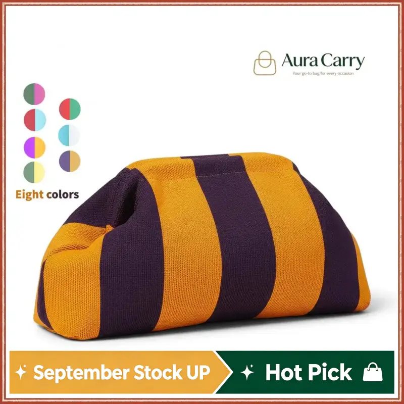 Women'S Cloud-Shape Color Block Makeup Bag, 2026 New Lightweight Travel Cosmetic Pouch With Phone Pocket & Stripe Design, Organizer For Beauty Essentials & Daily Carry