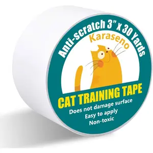 "Transparent Double Sided Furniture Protector, 3 inches x 30 Yards Pet Training Tape, Clear Scratch Deterrent for Couch Carpet Doors, Reusable Kid Safe Adhesive Strips, No Residue Easy Application" aesthetic  pet  products cute  cat  stuff mau  cat  tree