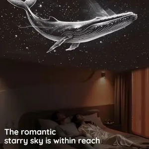 Starry Sky Night Light, Planetarium Projector Pro for Bedrooms, 6-In-1 Star Projector Galaxy Light, LED Space Lamp for Kids & Adults, Aurora Projector Lamp