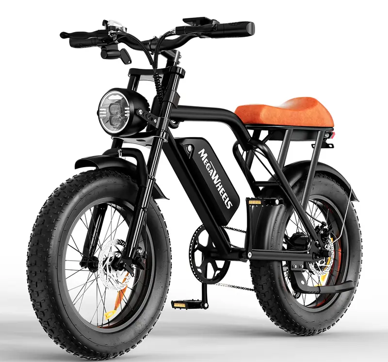 1500W Peak Electric Bike for Adults Reaches 31 MPH 40-75 Miles Range 48V Battery 20" Fat Tires All Terrain E-Bike Ideal for Road Sand Mountain & Snow