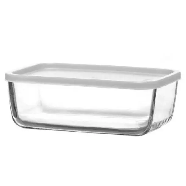 Lav Cube Food Container with Lid, 39.5 Oz