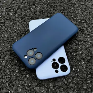 Slim Minimalist Phone Case for iPhone 11-17 Pro Max Plus, Hidden Card Slot Wallet Cover, Hidden Raised Camera Protection, Hollow Heat Dissipation Design, Shockproof Anti-Drop Anti-Scratch Soft, Black Classic Minimalist Style for Men Women Daily Use