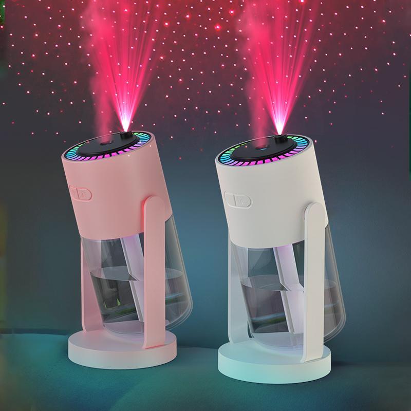 280ml Starry Sky Top Humidifier, USB Powered Humidifier with 360 ...