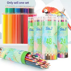 Advanced Color Pencils, 12/18/24/36/48 Colors, Vibrant Colors, Perfect for Art Sketching and Coloring, Ideal for Adult Beginners