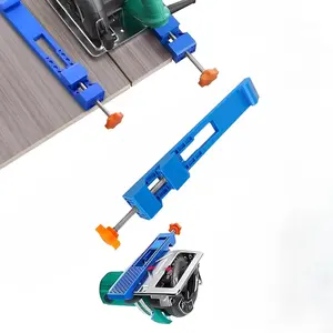 Adjustable Cutting Machine Base Rail, Precision Wood Cutting Guide Track for Accurate Sawing and Milling Tasks, Durable Construction, Power Tools
