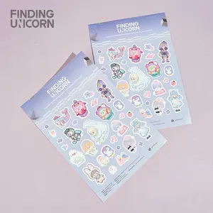 【Gift Only】[FINDING UNICORN]  All Stars Stickers (Overseas Exclusive)Cute Decorative Clip for Desk, Notebook & Paper H9UVZQSFCW