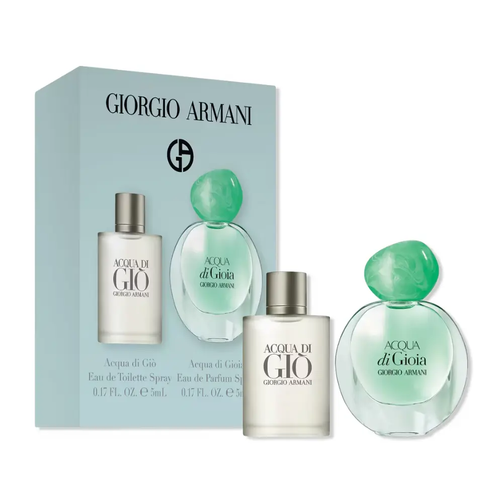Giorgio Armani Acqua Di Gio Mini 2-Pc Gift Set for Men and Women – (5ml miniature set)