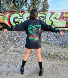 Zombie Apocalypse Rave Long Sleeve Tee