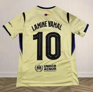 Away No. 10 Lamine Yamal Light Cream Short-Sleeve Collector's Edition Soccer Jersey