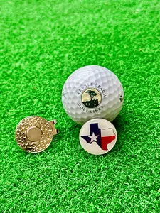 ⛳️ Magnetic Golf Marker – Show Your State (Texas) Pride While You Play! 🦅🌸🐻 ball