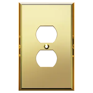 LIDER Oversized Acrylic Mirrored Duplex Wall Plate, Reflective Cover Plate for duplex outlet, Plexiglass Wall Plate, 1-Gang