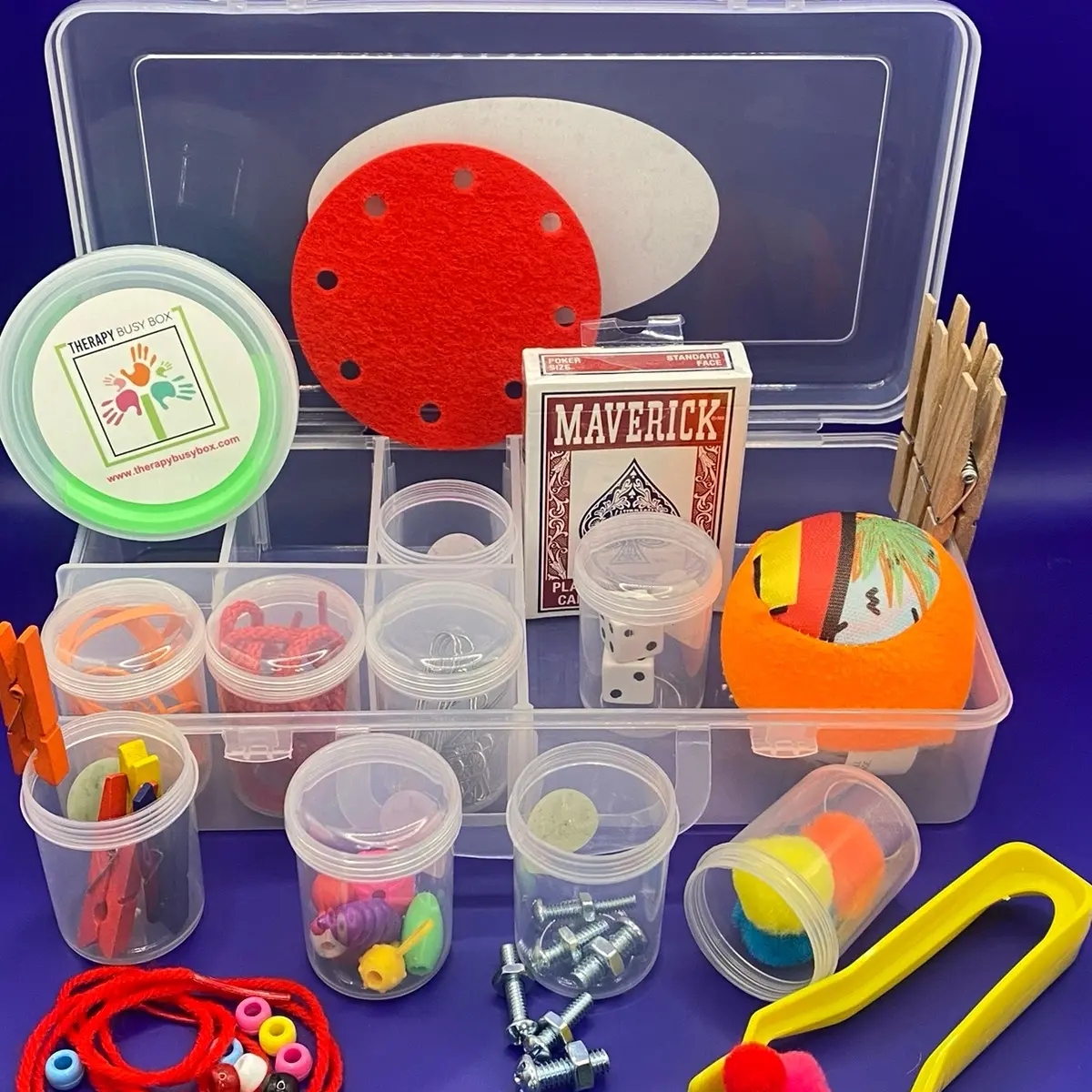 Adult Therapy Busy Box - Fine motor and hand strengthening toolkit - Occupational Therapy