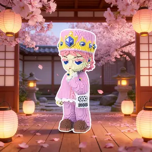 Yokoi Sakura King 3228pc 3D Puzzle Building Block Set, Home Office Decor, Party Decoration, Ideal Gift for Thanksgiving Christmas Halloween Easter