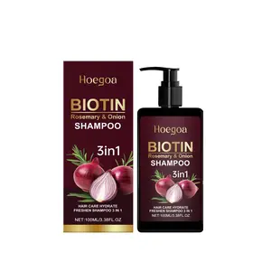 3-In-1 Shampoo 100ML Box, Contains Onion & Rosemary Extracts, Gentle Cleansing, Strengthens Hair, Smooths & Nourishes Scalp Haircare Lightweight