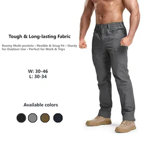 TBMPOY Men's Tactical Cargo Pants Ripstop Water Resistant Work Pants Lightweight Outdoor Hiking Construction Utility Pants with 10 Pockets fathersdaygift