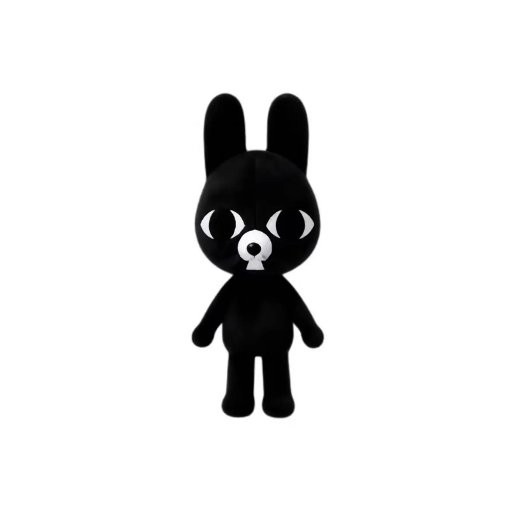 Roblox Plush Shadow Bunny Black Rabbit Doll Silent Mute Bunny Horror Game Toy Gift For Kids Fans Birthday Xmas Present,cute girly gifts，plushies