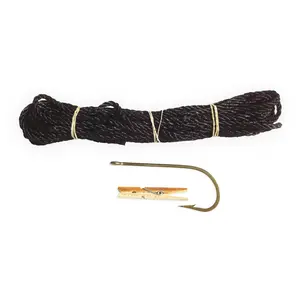 Gator Getter Kit with 6 Alligator Hooks, 6 Twine, and 6 Clothespins