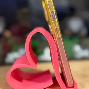 Heart Shaped phone holder, Valentines Day, LOVE Cellphone Stand Smartphone Mount Durable