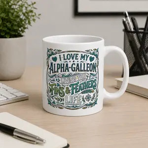I Love My Alpha-Galleon Tick Borne Illness Resilience Mug 11 oz