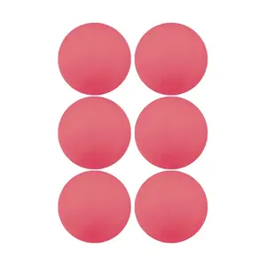 6 Soft Pink Indoor Practice Lacrosse Balls