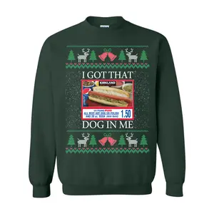I Got That Dog in Me Ugly Christmas Sweater - Costco Kirkland Signature Holiday Party