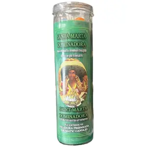 Candle Perfume - Veladora Preprada - Santa Marta Dominadora Decor Freshener Ornaments Decoration