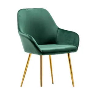 NEW - TWO Tasmia Velvet Emerald Green Accent Bucket Upholstered Dining Chairs - Set of 2