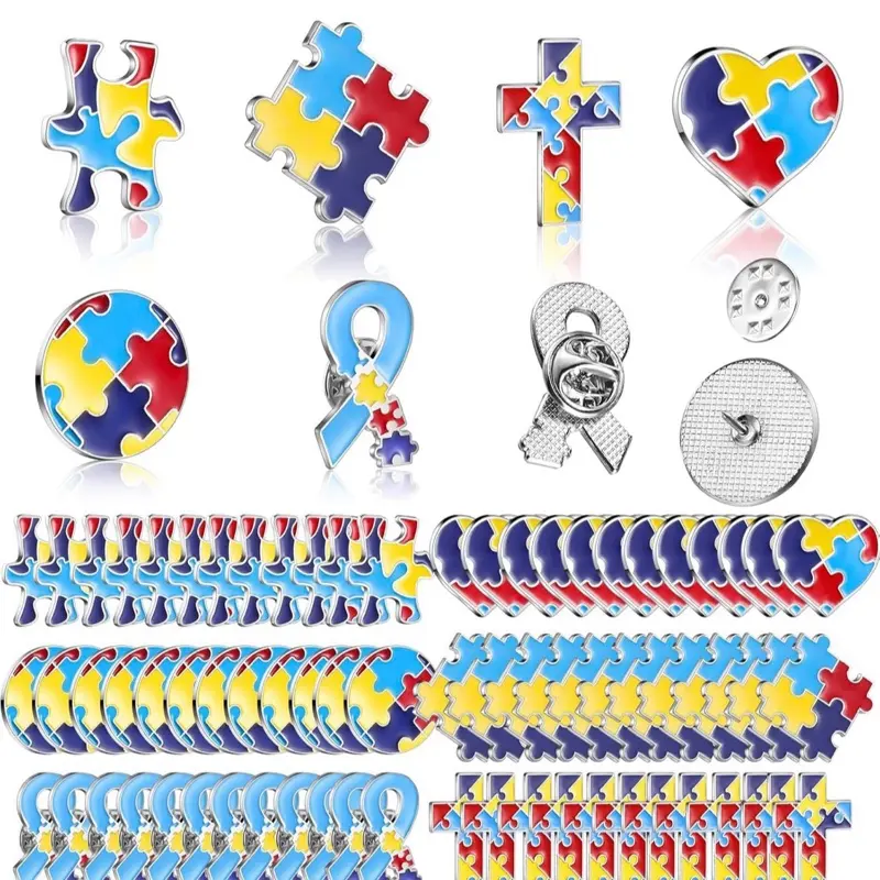 Autism Awareness Pin-Ribbon