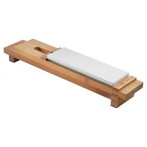 Kramer Bamboo Sharpening Stone Sink Bridge