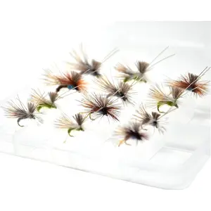 Outdoor Planet 12/16 / 24 Caddisflies/Mayfly/Attractor Nymph/Dragonflies and Damselflies/Stonefly/Hopper/Salmonfly/Dry Flies for Trout Fly Fishing Flies Lure Assortment