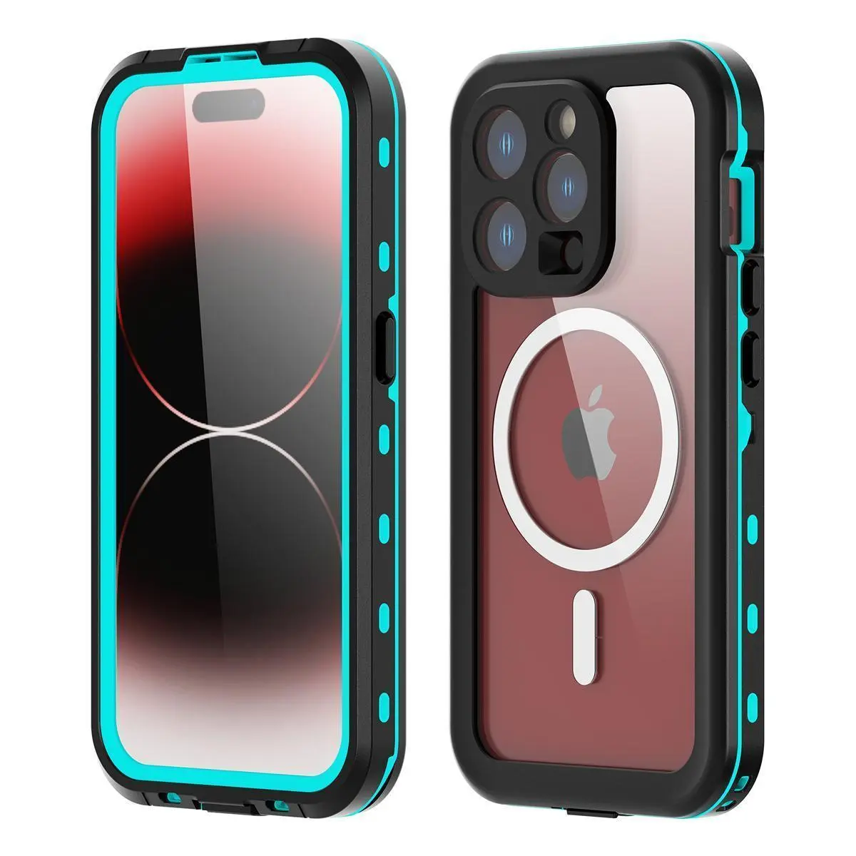 IP68 Waterproof Case For iPhone 17 16 15 14 13 Pro Max Wireless Charging MagSafe Support Dustproof Shockproof 360 Full Protect