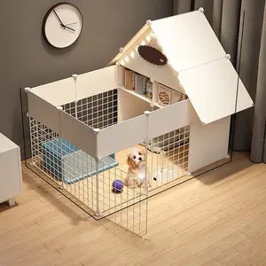 Pet Fence Dog Indoor House Cage Small Medium Dogs Teddy Corgi Isolation Door Protection Barrier Kennel