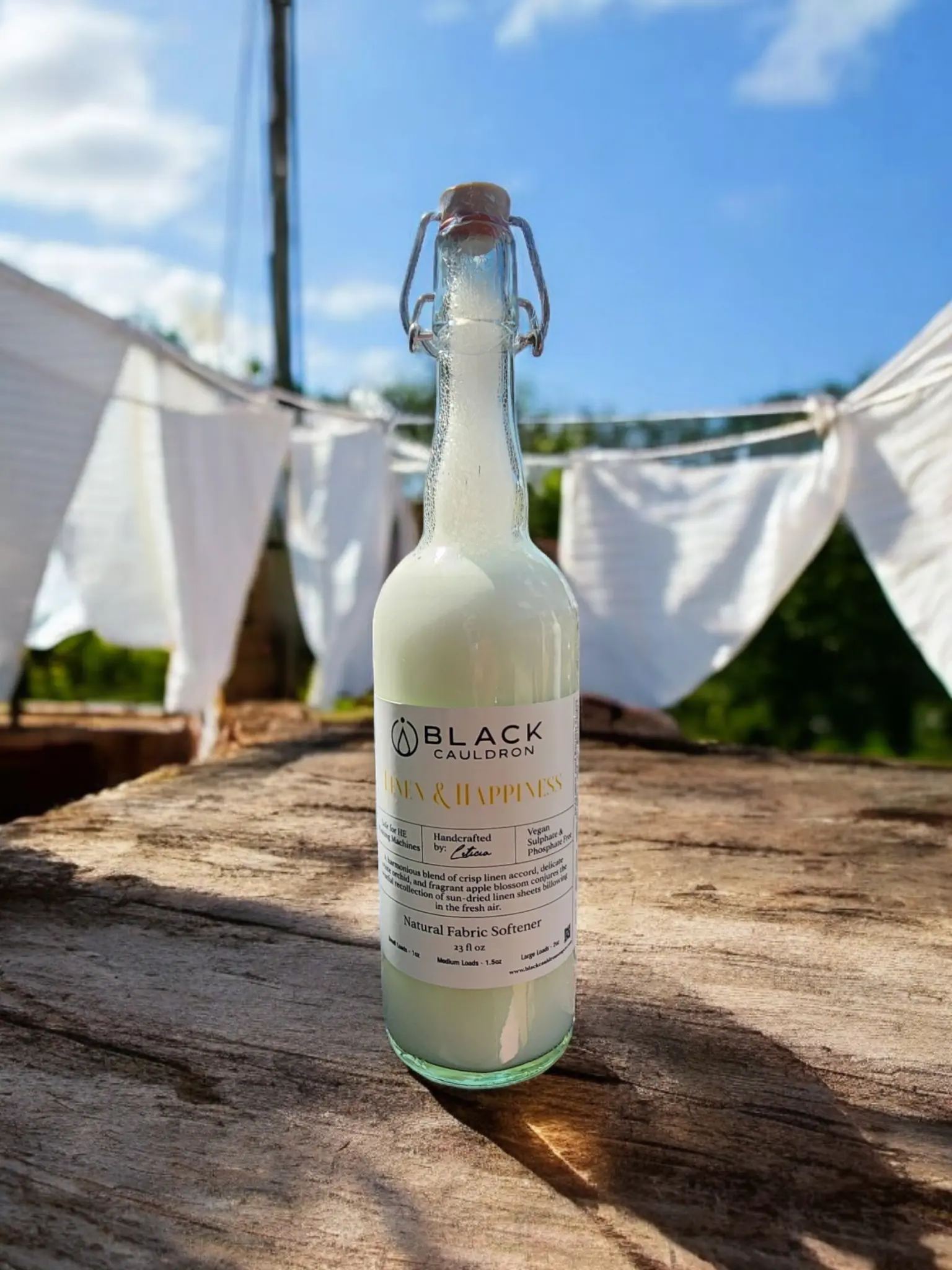 Linen & Happiness Fabric Softener Conditioner | Fresh and Soft Laundry