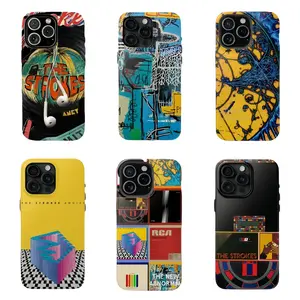 The S-Strokes Indie Rock Phone Case Vintage Album Collage & Art Aesthetic Design Compatible for iPhone 17 16 15 14 13 12 11 and for Samsung S21-S25 Ideal Gift for The Strokes Fans