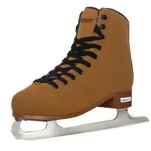 Nattork Ice Skates for Adults - Brown