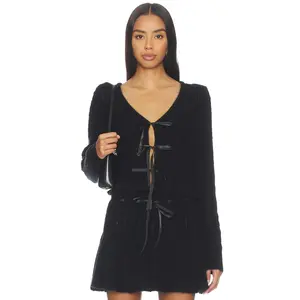 MAJORELLE Serra Cardigan in Black