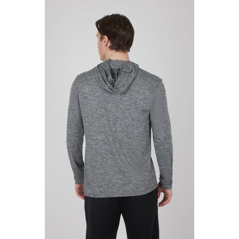 Men's Cationic Long Sleeve Hooded Shirt