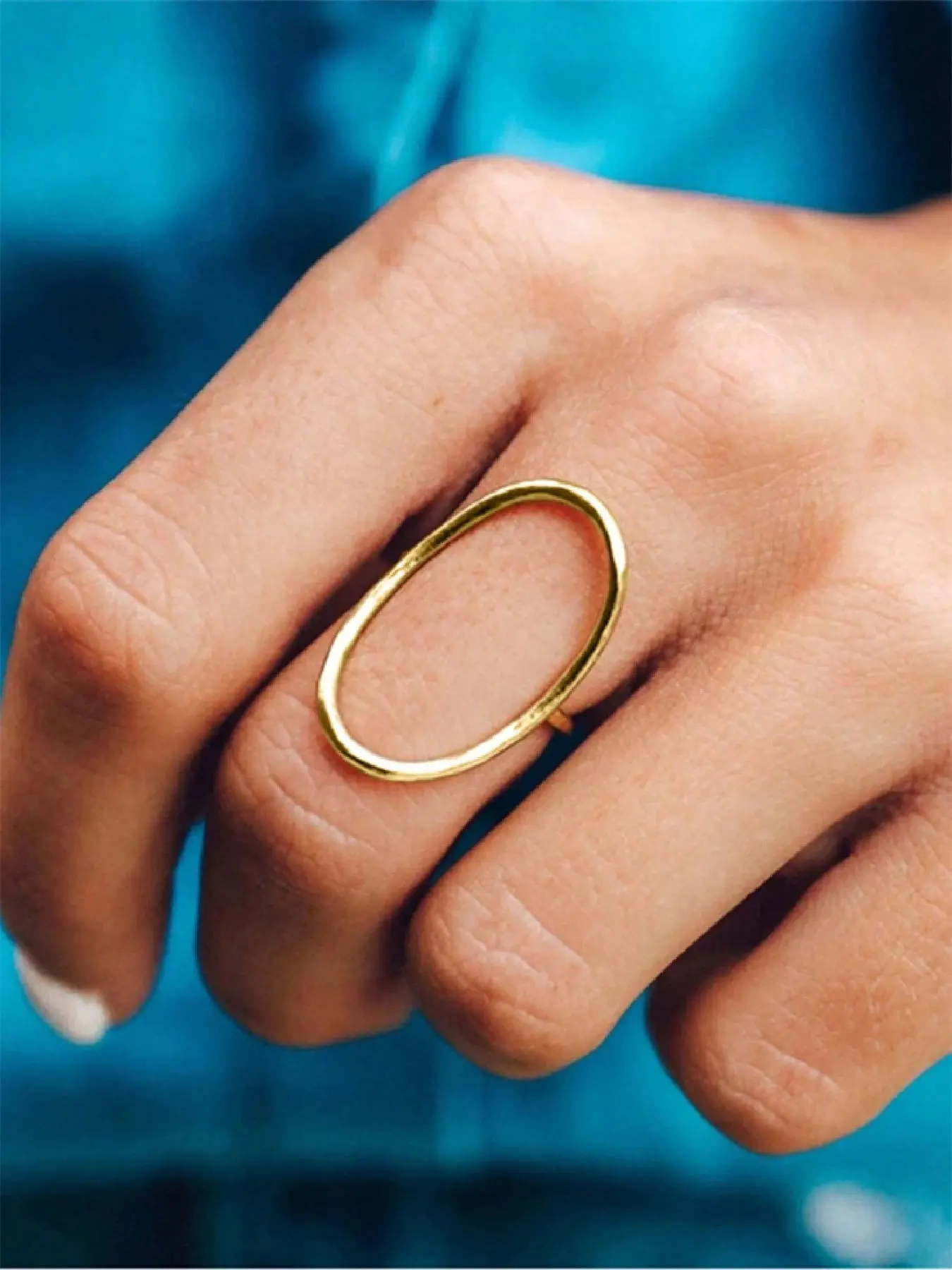 1 PC Simple Ring Fashion Stackable Finger Rings For Women For Wedding Engagement Party Jewelry Valentine's Day Gift