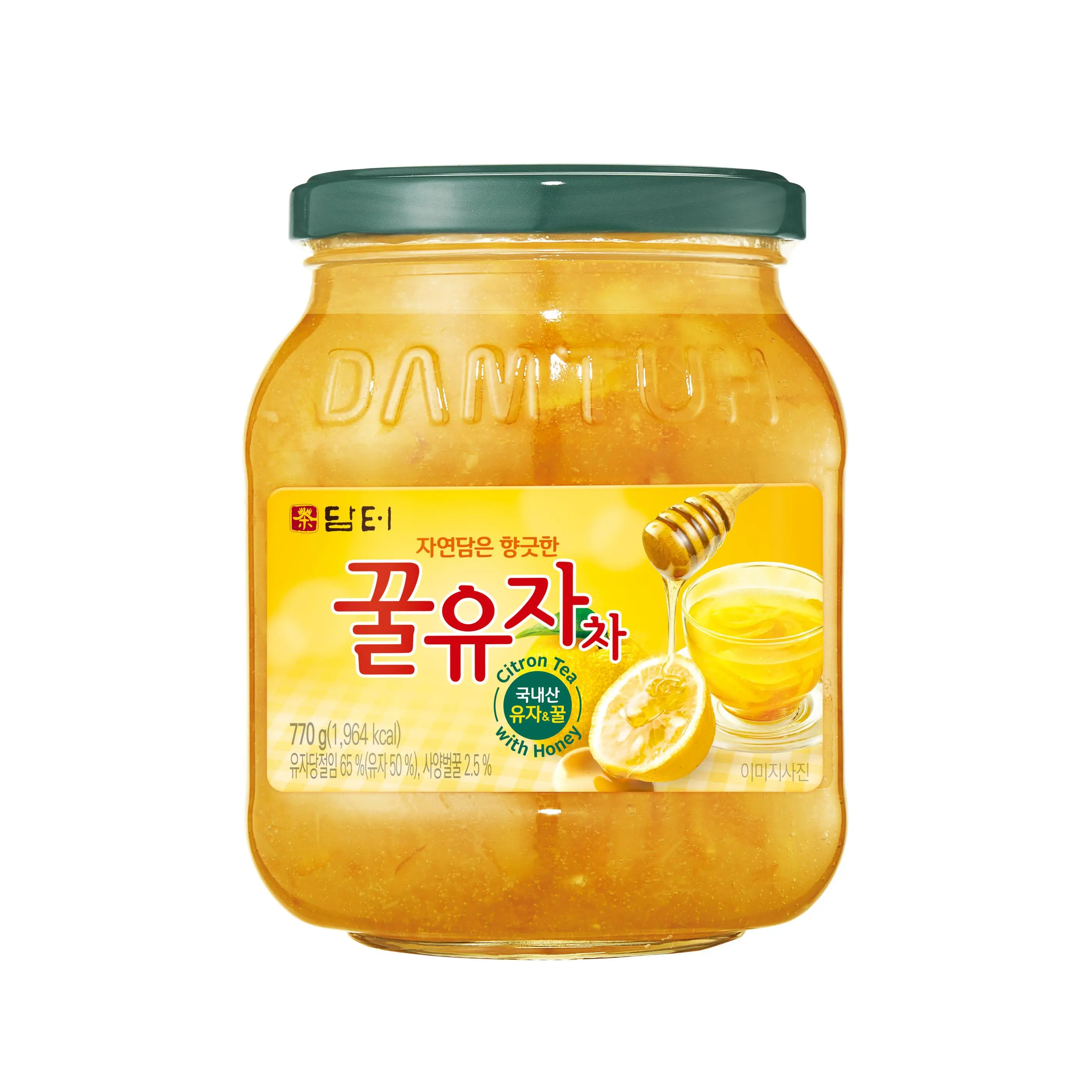 Damtuh Honey Citron Tea 1.7lb - Korean Yuja Tea Base for Hot or Iced Drinks