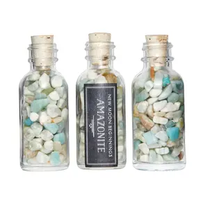 Amazonite Gem Bottle - Polished Chips of Amazonite Crystals