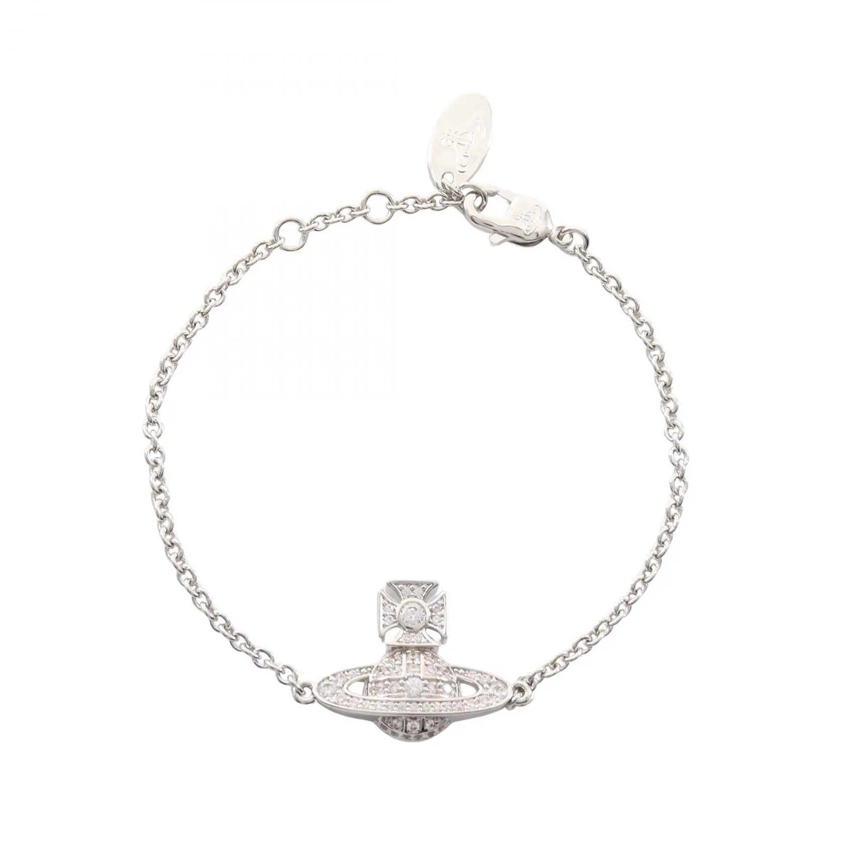 Pre-owned vivienne westwood Stainless Small Leather Goods CARMELA BAS RELIEF Steel Bracelet