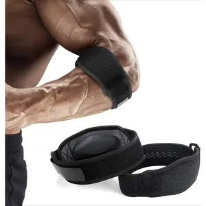 Elbow Brace for Tendonitis and Tennis Elbow 2 Pack, Tennis Golfers Elbow Support Arm Band Pain Relief Elbow Wrap Weightlifting Elbow Strap with Compression Pad for Men & Women, Grey