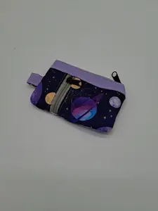 deep space purple v. 1 mini zippy clutch