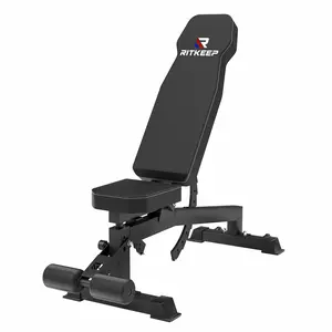 RitKeep Adjustable Weight Bench, Multi-Position Strength Training Bench Press for Full Body Workout and Home Gym