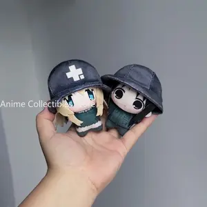 10CM Anime Girls' Last Tour Chito Yuuri Cosplay Anime Plush Cartoon Figure Model Plushie Room Decoration Plush Pendant