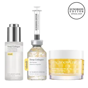 [Sungboon] Complete Firming Care Trio | Retinol, Collagen & Peptide Essentials for Hydration, Elasticity & Radiance