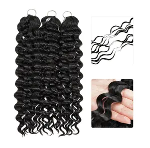 WW Feather-crocheted hair, seamless hair extensions Human Hair Mixed Fiber